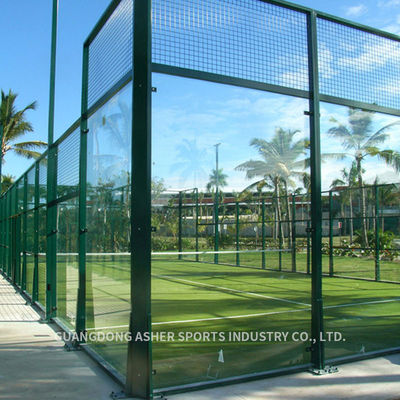 Standaard Openluchtpadel-Hof, Weerbestendige Synthetische Grastennisbaan