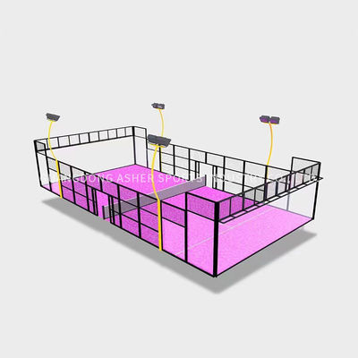Persoonlijke Duurzame Padelbaan Tennisbaan met Anti-Slip Turf 10x20m Indoor Outdoor Cricketbaan