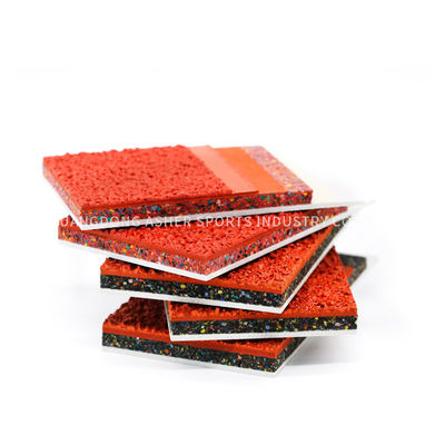 Vlot Gerecycleerd Rubber Openlucht UV Bestand Tegelstype van de Bevloeringsdouane