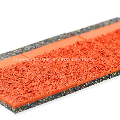 Het rubber Flexibele Type van de Renbaantpu Vlotte Bevloering van het Sandwichsysteem