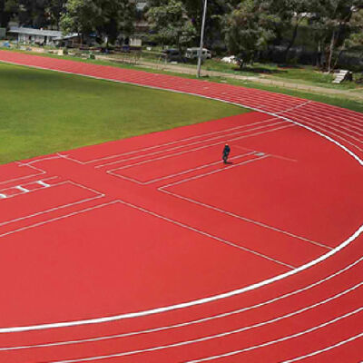 Dikte 13 mm 15 mm hardlopen Eco-vriendelijk geprefabriceerd rollenmateriaal Athletic Track Rubber Tartan