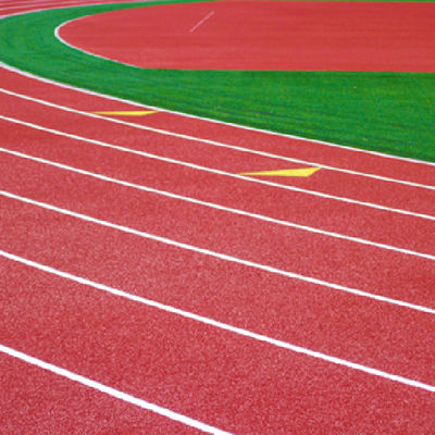 Nieuwste systeem hardloopbaan met hoge schokabsorptie Flexibiliteit Tartan Rubber Athlete Track