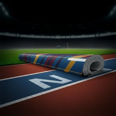 IAAF goedgekeurde schokabsorptie Tartan loopbaan