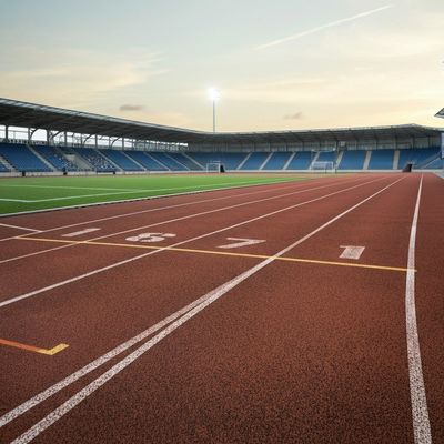IAAF-loopbanen voor betonsubstraten met UV-weerstand en wrijving