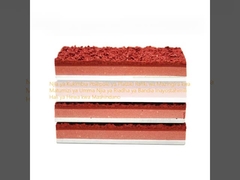 Een langzame, milieuvriendelijke weg van plastic voor openbaar gebruik