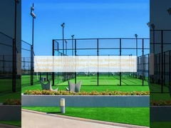 Complete Padelbaan Oplossing: Omheining, Aluminium Frames, Gehard Glas, LED Verlichting & Professioneel Kunstgras - Alles in Één Aankoop