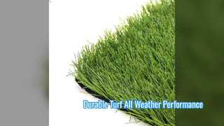 Duurzaam kunstvoetbalgras, weerbestendig gras
