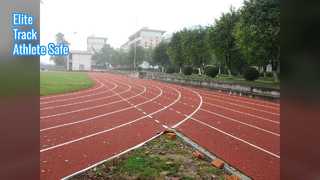 Pro ademende atletiekbaan Elite-prestaties