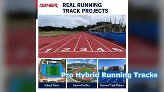 Professionele installatiediensten voor hybride atletiekbanen