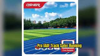 Pro IAAF atletiekbaan met hoge schokabsorptie